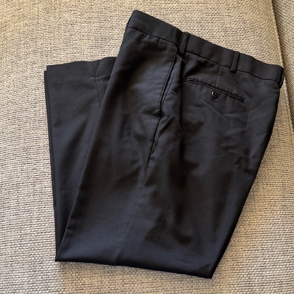 Classic Men’s Black Dress Pants